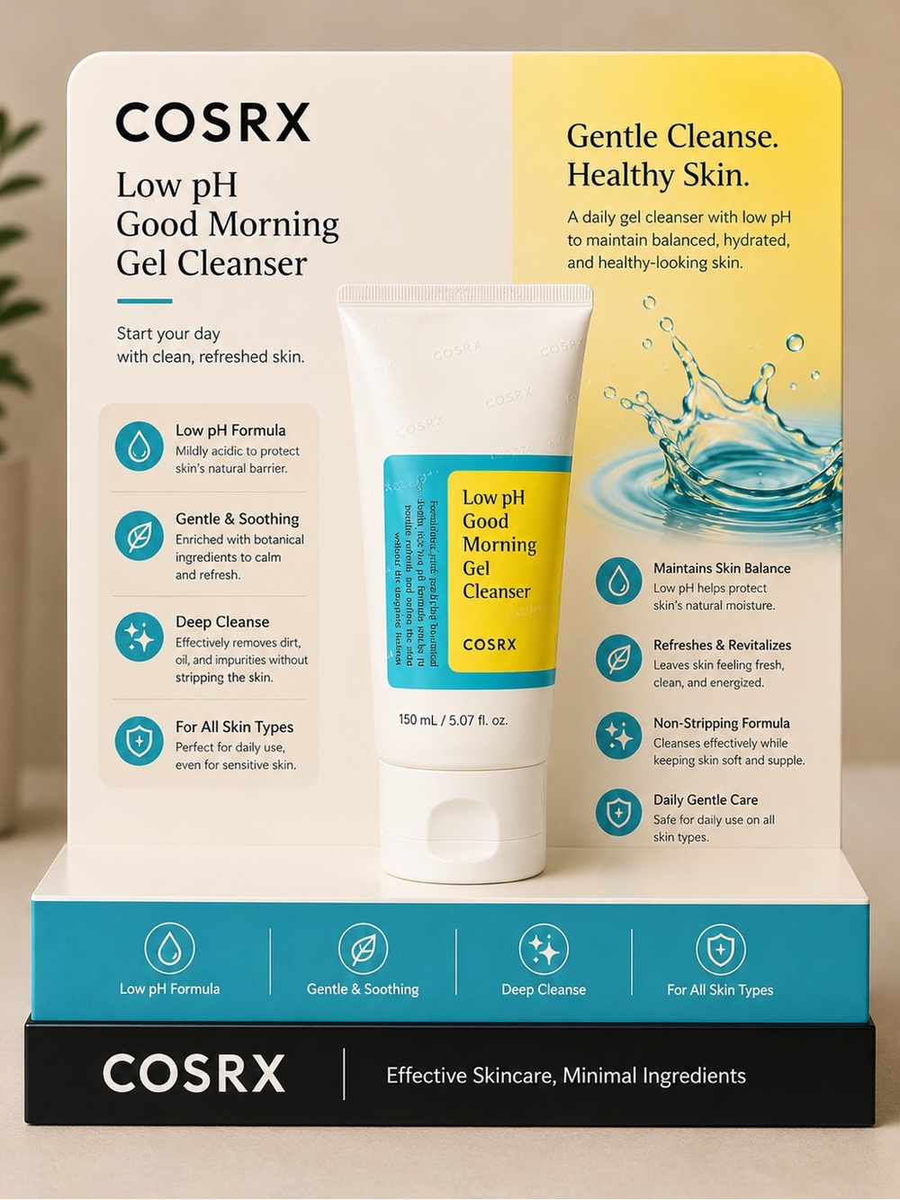 COSRX Low pH Good Morning Gel Cleanser
